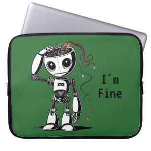 Broken Robot: het gaat goed Laptop Sleeve