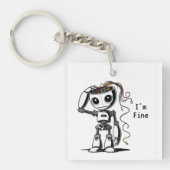 Broken Robot: het gaat goed Sleutelhanger (Voorkant)