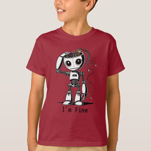 Broken Robot: het gaat goed T-shirt (Voorkant)