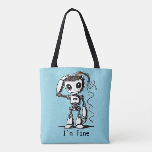 Broken Robot: het gaat goed Tote Bag (Achterkant)