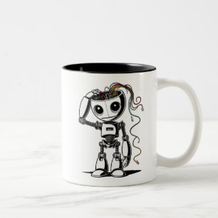 Broken Robot: het gaat goed Tweekleurige Koffiemok