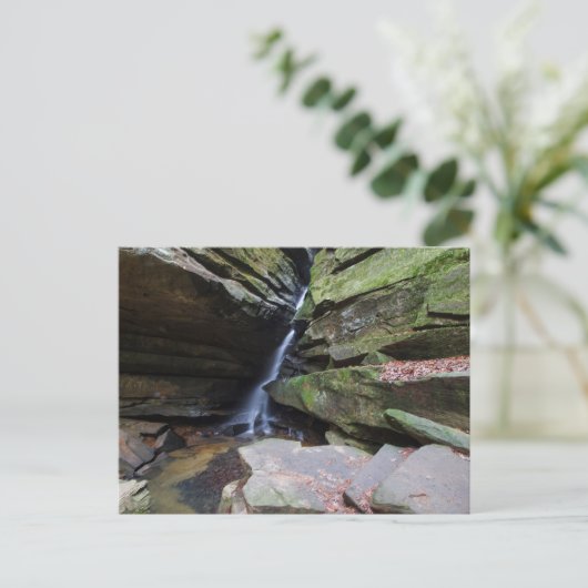 Broken Rock Herfsten, Hocking Hills, Ohio Briefkaart (Staand voorkant)