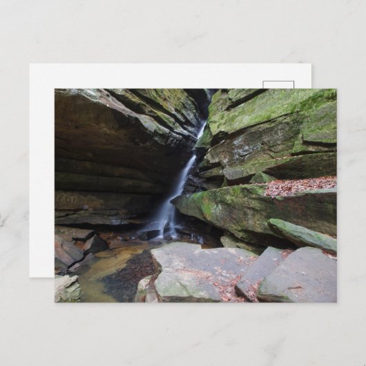 Broken Rock Herfsten, Hocking Hills, Ohio Briefkaart (Voorkant / Achterkant)