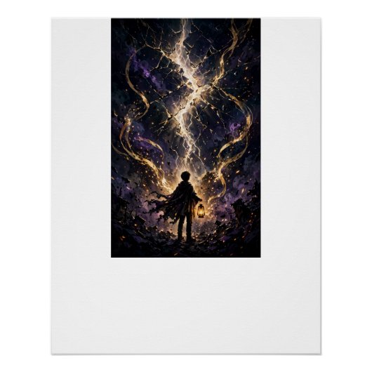Broken Sky Lamplighter — Kunstposter Perfect Poster (Voorkant)