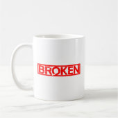 Broken Stamp Koffiemok (Links)