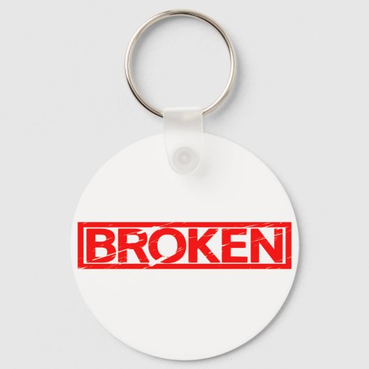 Broken Stamp Sleutelhanger (Achterkant)
