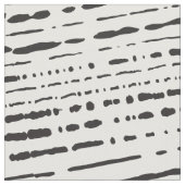 Broken Stripes Black Stripes Fabric Stof (Close Up)