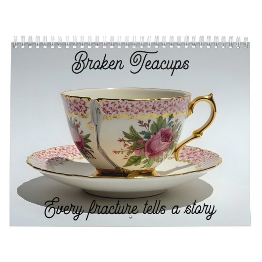 broken teacup inspirational mental health calendar kalender (Hoes)