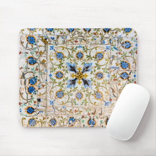 Broken Tile Mosaic Mousepad Muismat (Met muis)