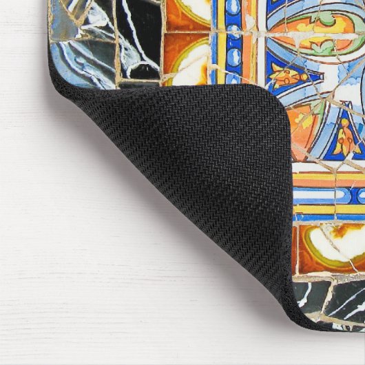 Broken Tile Mosaic Mousepad Muismat (Hoek)