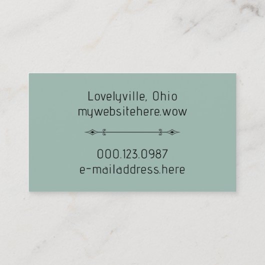 Broken Tree Driftwood Dubbelzijdig Modern Visitekaartje (Achterkant)