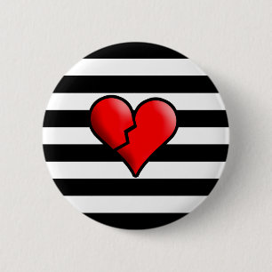 Broken verwarmd ronde button 5,7 cm