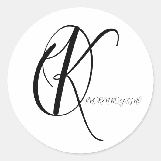 BROKENBOYZ INC. sticker (Voorkant)