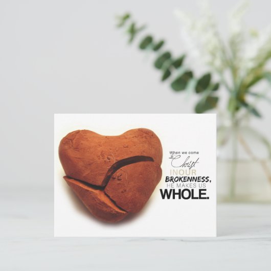 Brokenness Briefkaart (Staand voorkant)