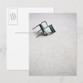 Brokent Chair, Jardin des Tuileries, Parijs Briefkaart (Voorkant / Achterkant)