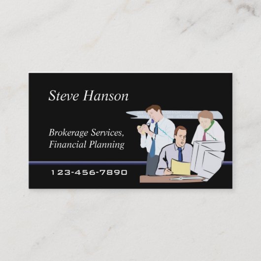 Brokerage Company Visitekaartje (Voorkant)