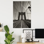 broklyn bridge new york poster (Thuiskantoor)