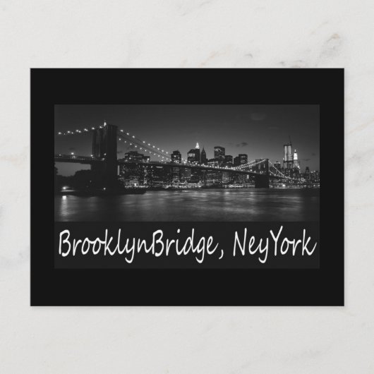 broklyn brug briefkaart (Voorkant)