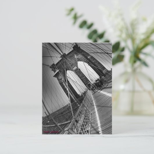 broklyn brug briefkaart (Staand voorkant)