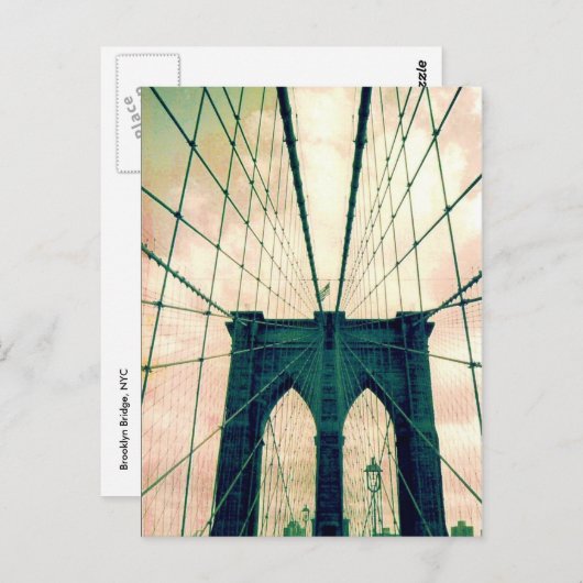 broklyn brug briefkaart (Voorkant / Achterkant)