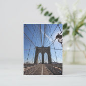 broklyn brug in new york briefkaart (Staand voorkant)