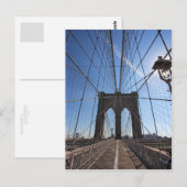 broklyn brug in new york briefkaart (Voorkant / Achterkant)