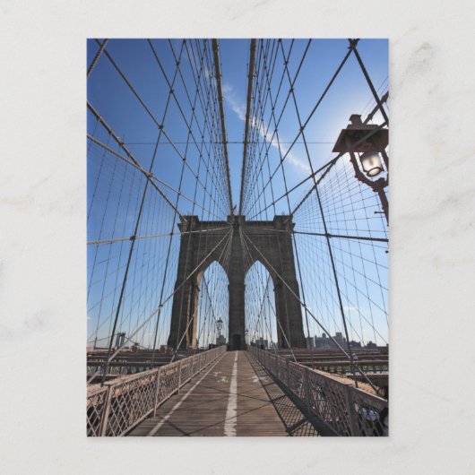broklyn brug in new york briefkaart (Voorkant)