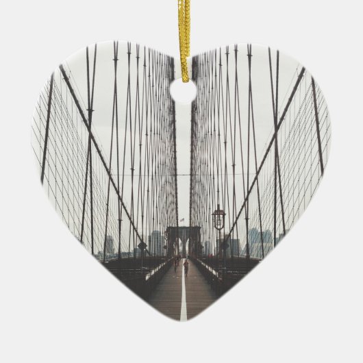 broklyn brug keramisch ornament (Voorkant)