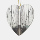 broklyn brug keramisch ornament (Links)