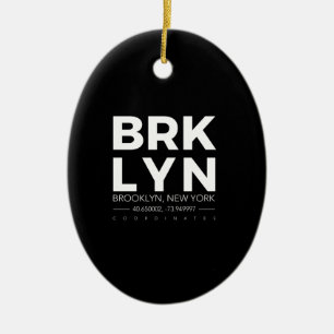 broklyn keramisch ornament