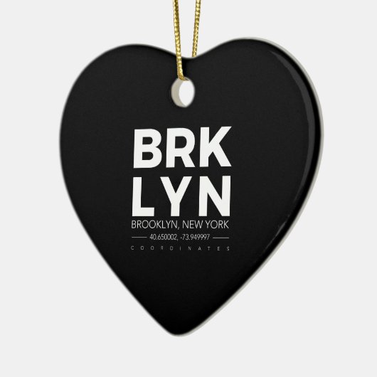 broklyn keramisch ornament (Links)