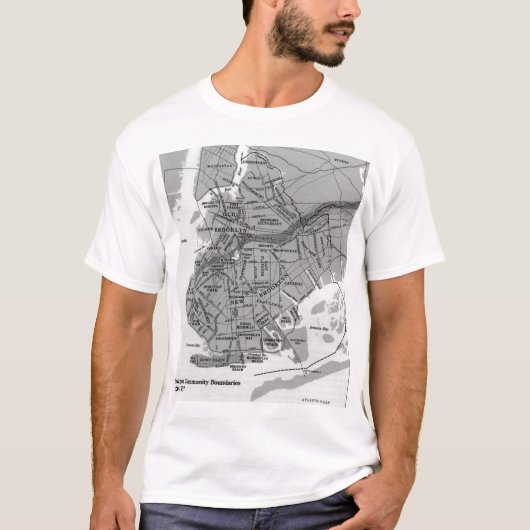 broklyn map t-shirt (Voorkant)
