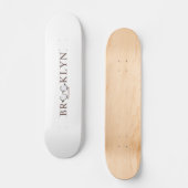 brOklyn Persoonlijk Skateboard (Voorkant)