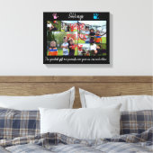 brokstukken canvas afdruk (Insitu (Slaapkamer))