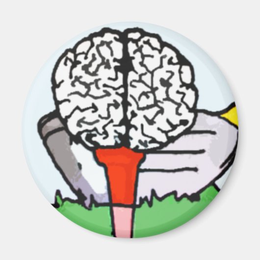 Brolf: Brain Golf! Magneet (Voorkant)