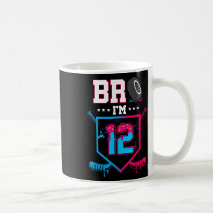Brom Ik ben 12 jaar oud Hockey Ijs Drip 12e Verjaa Koffiemok