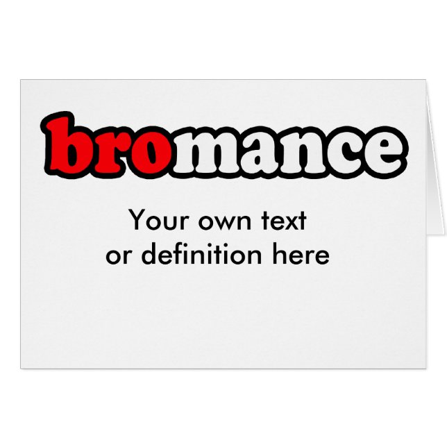 BROMANCE (Voorkant Horizontaal)