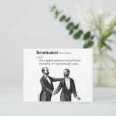 BROMANCE BRIEFKAART (Staand voorkant)