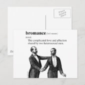 BROMANCE BRIEFKAART (Voorkant / Achterkant)