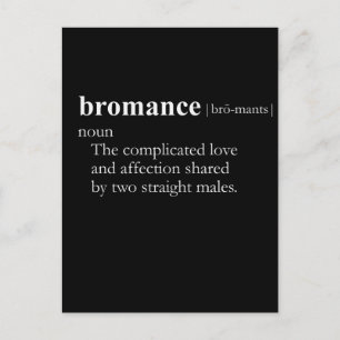 BROMANCE (definitie) Briefkaart