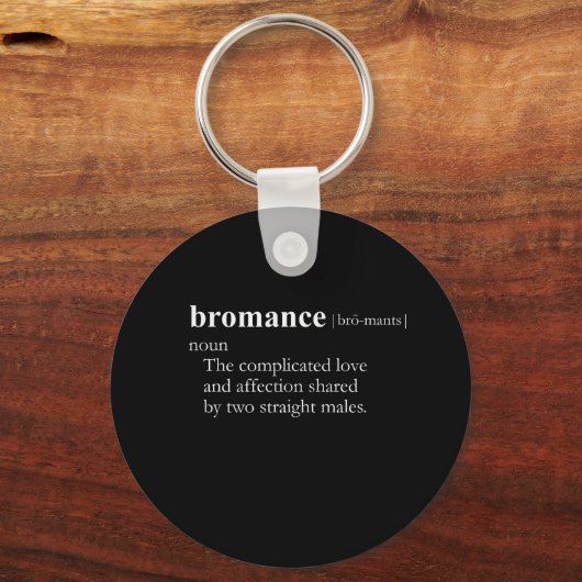 BROMANCE (definitie) Sleutelhanger (Voorkant)