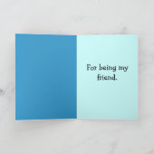 Bromance-Kaart Bedankkaart (Binnen)