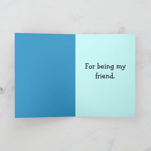 Bromance-Kaart Bedankkaart (Binnen)