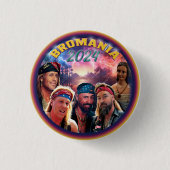 Bromania 2024 ronde button 3,2 cm (Voorkant)