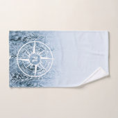 Brombalmonogram wintersparren bad handdoek (Handdoek)