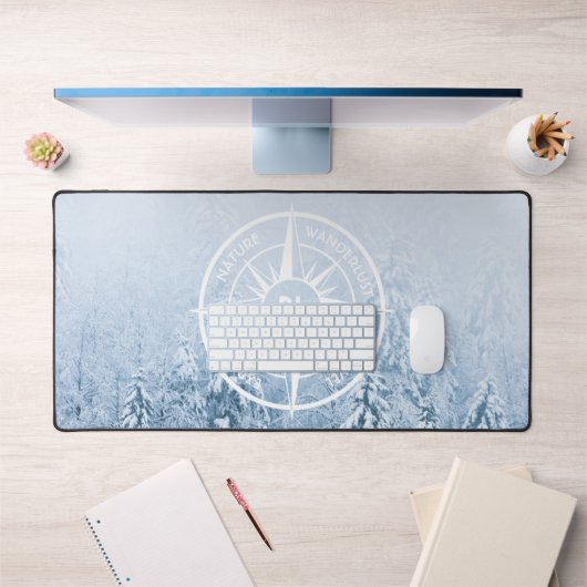 Brombalmonogram wintersparren bureaumat (Kantoor 1)