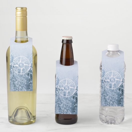 Brombalmonogram wintersparren flessenhanger (In situ)