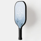 Brombalmonogram wintersparren pickleball paddle (Links)