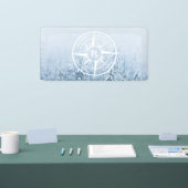 Brombalmonogram wintersparren spandoek (Beurs)