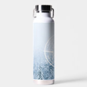 Brombalmonogram wintersparren waterfles (Voorkant)